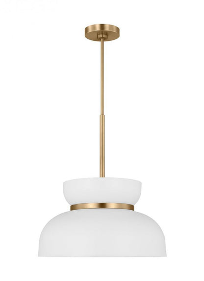 Visual Comfort Studio Pemberton Medium Pendant Matte White