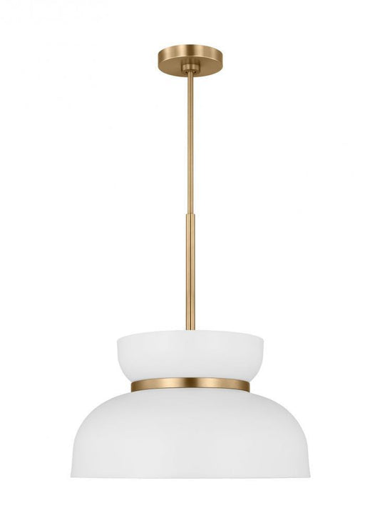Visual Comfort Studio Pemberton Medium Pendant Matte White
