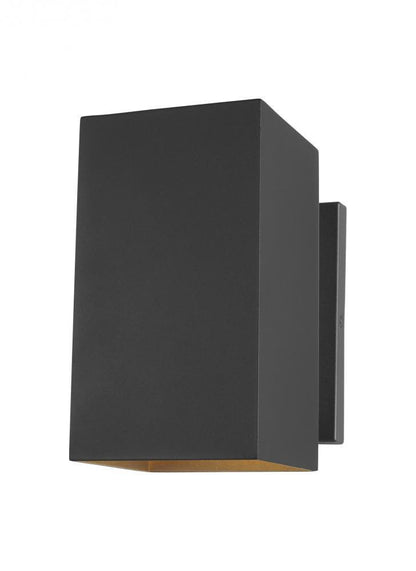 Visual Comfort Studio Pohl Medium Outdoor LED Wall Lantern Black