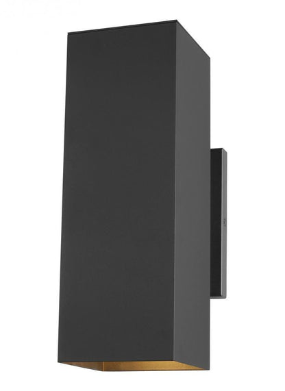 Visual Comfort Studio Pohl Medium 2 Light Outdoor Wall Lantern Black