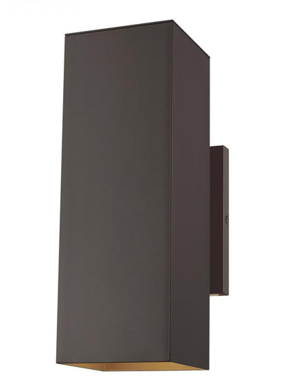 Visual Comfort Studio Pohl Medium 2 Light Outdoor Wall Lantern Bronze