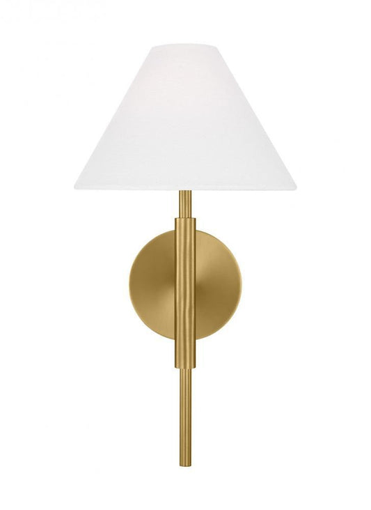 Visual Comfort Studio Porteau Medium Wall Sconce Satin Brass