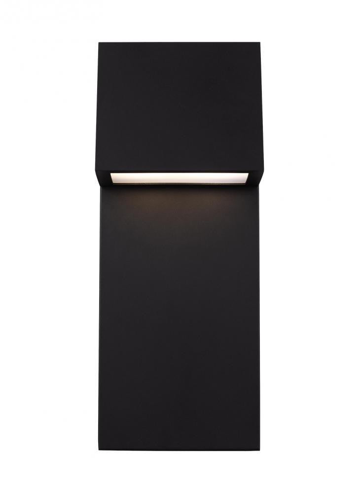 Visual Comfort Studio Rocha 2 Light Large Outdoor LED Wall Lantern Black