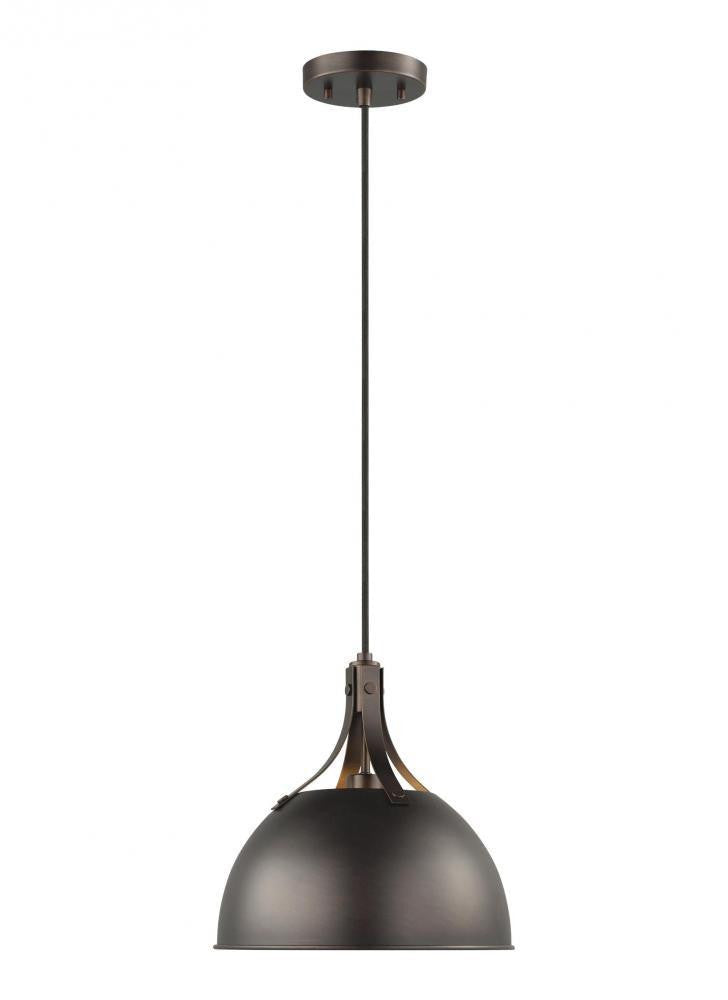 Visual Comfort Studio Rockland LED Pendant Satin Brass