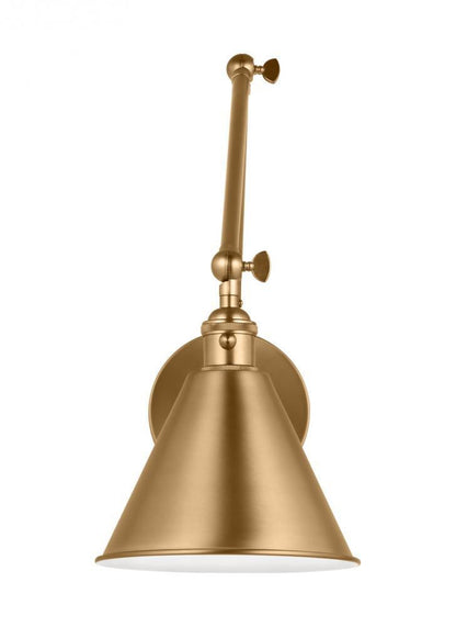 Salem Double-Arm Wall Sconce - Satin Brass