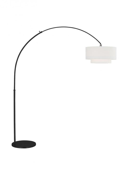 Visual Comfort Studio Sawyer LED Floor Lamp Midnight Black