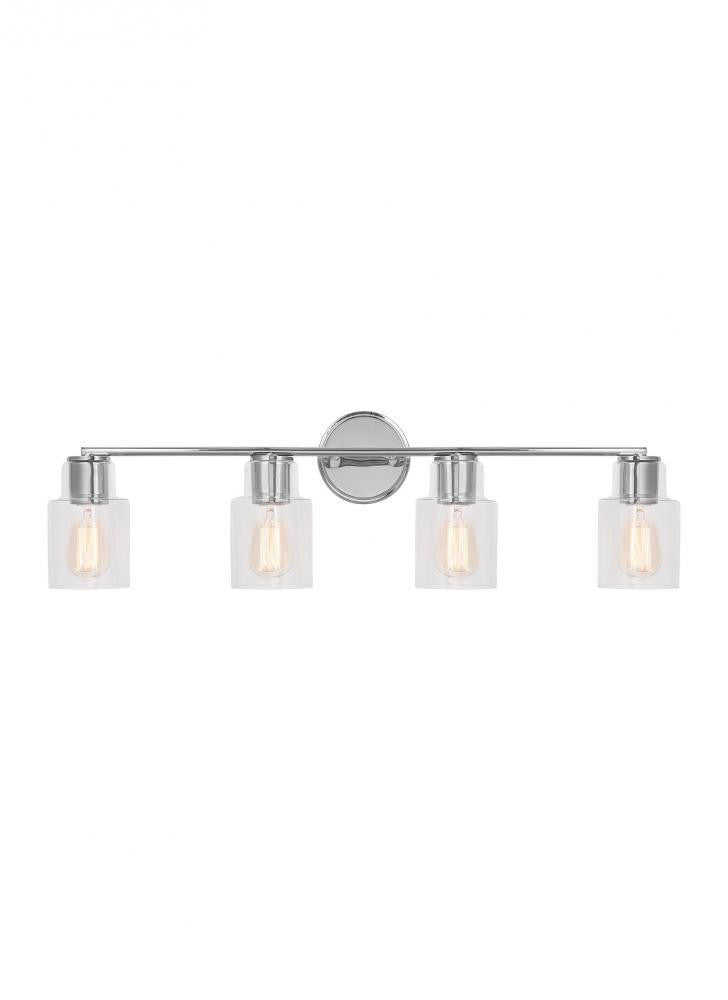 Visual Comfort Studio Sayward 4 Light Bath Wall Sconce Chrome