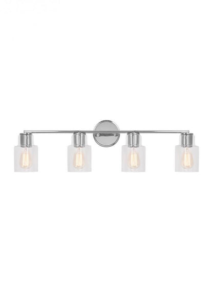 Visual Comfort Studio Sayward 4 Light Bath Wall Sconce Chrome