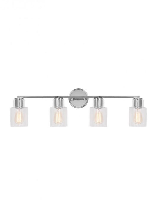 Visual Comfort Studio Sayward 4 Light Bath Wall Sconce Chrome