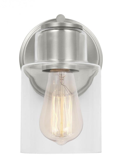 Visual Comfort Studio Sayward Small Wall Sconce Brushed Steel