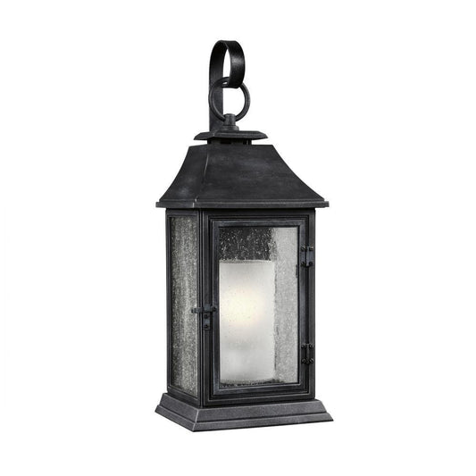 Visual Comfort Studio Shepherd Medium Lantern Dark Weathered Zinc