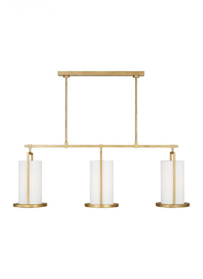 Visual Comfort Studio Sherwood Large Linear Chandelier Coastal Gild
