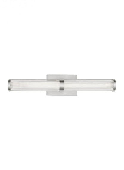 Visual Comfort Studio Syden Medium LED Bath Wall Sconce Brushed Nickel