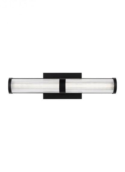 Visual Comfort Studio Syden Small LED Bath Wall Sconce Midnight Black