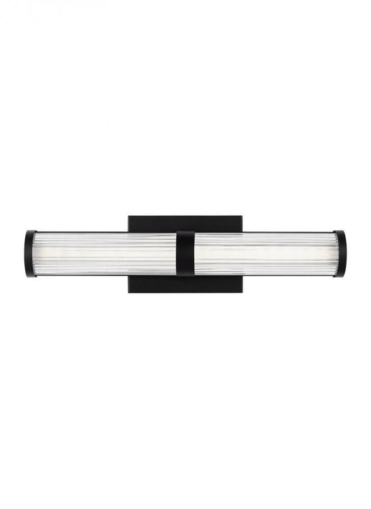 Visual Comfort Studio Syden Small LED Bath Wall Sconce Midnight Black