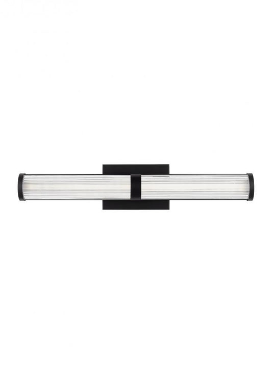 Visual Comfort Studio Syden Medium LED Bath Wall Sconce Midnight Black