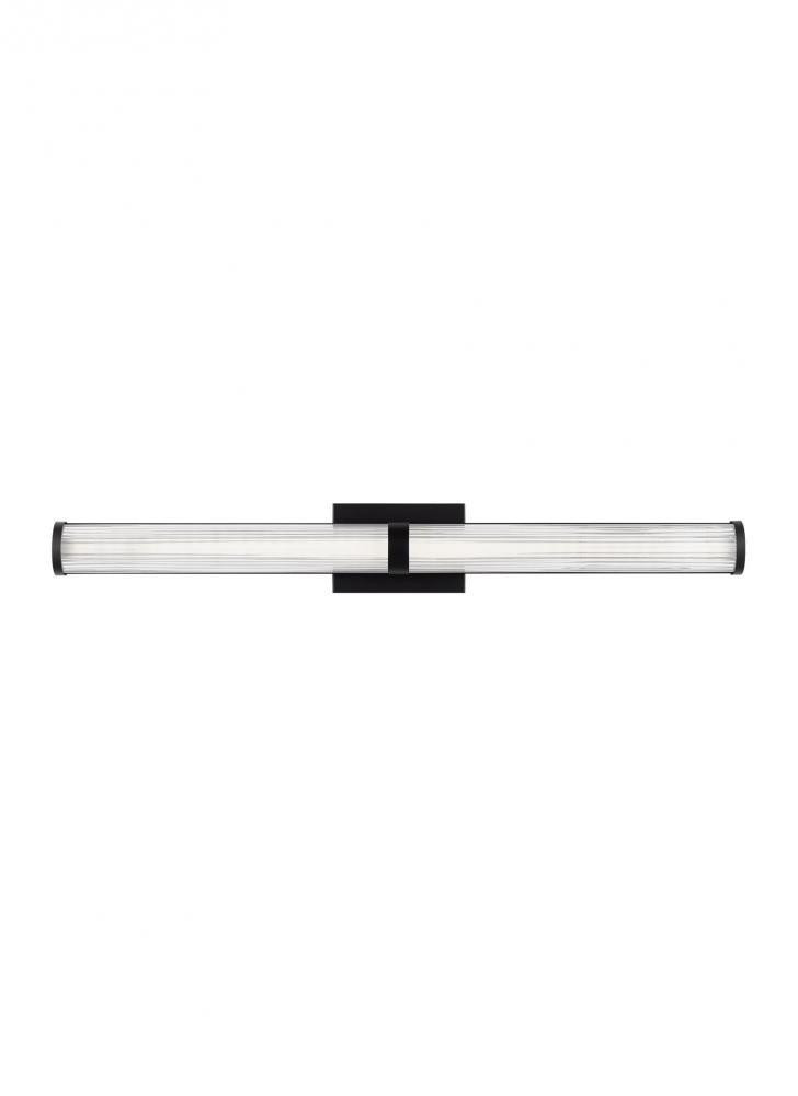 Visual Comfort Studio Syden Large LED Bath Wall Sconce Midnight Black