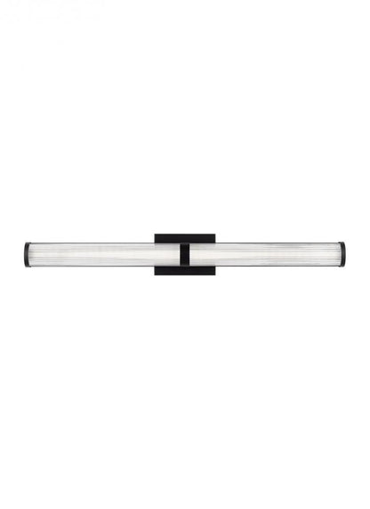 Visual Comfort Studio Syden Large LED Bath Wall Sconce Midnight Black