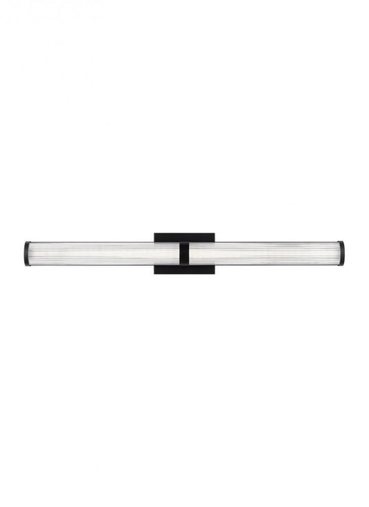 Visual Comfort Studio Syden Large LED Bath Wall Sconce Midnight Black