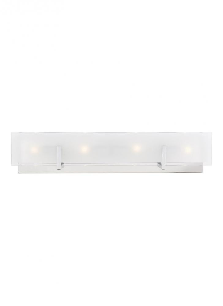 Visual Comfort Studio Syll 4 Light Bath Wall Sconce Chrome