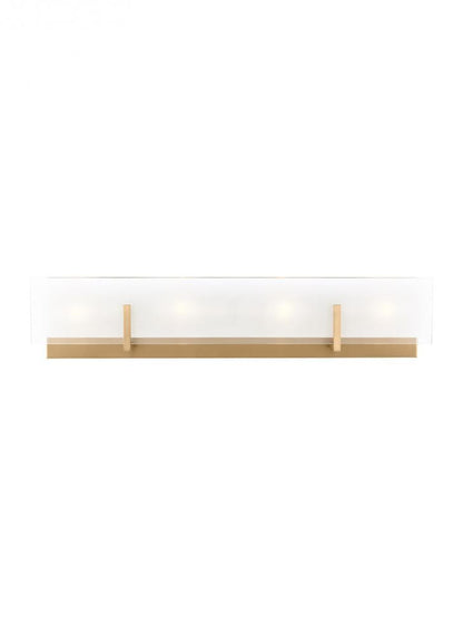Visual Comfort Studio Syll 4 Light Bath Wall Sconce Satin Brass