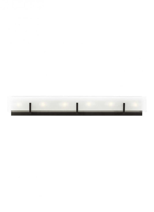 Visual Comfort Studio Syll 6 Light LED Bath Wall Sconce Midnight Black