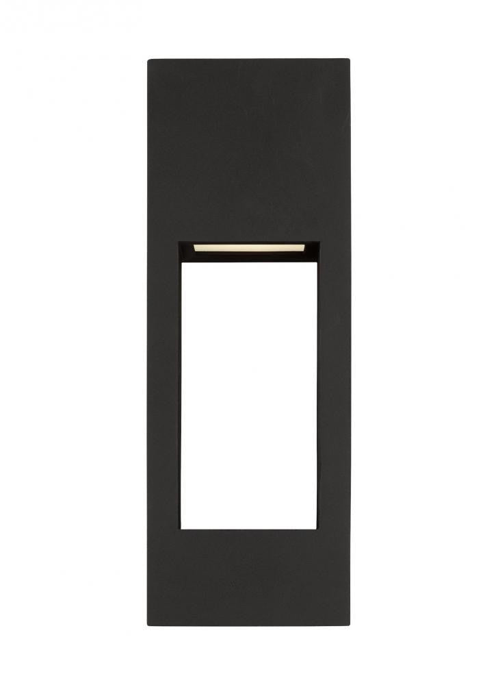 Visual Comfort Studio Testa 2 Light Medium Outdoor LED Wall Lantern Black