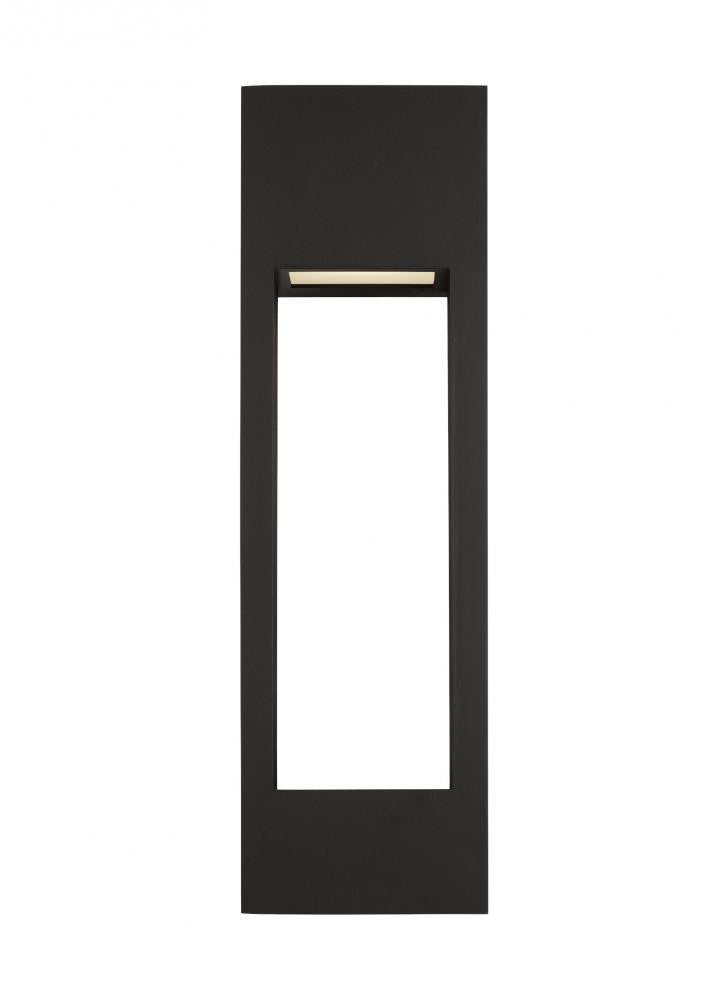 Visual Comfort Studio Testa 2 Light Extra Large Outdoor LED Wall Lante Black