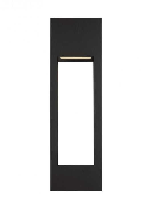 Visual Comfort Studio Testa 2 Light Extra Large Outdoor LED Wall Lante Black