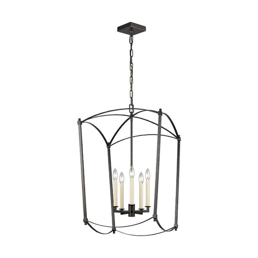 Visual Comfort Studio Thayer 5 Light Large Lantern Smith Steel