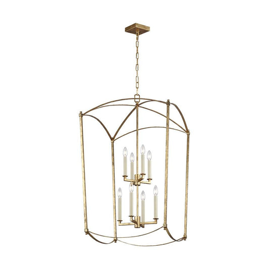 Visual Comfort Studio Thayer 8 Light Extra Large Lantern Antique Gild