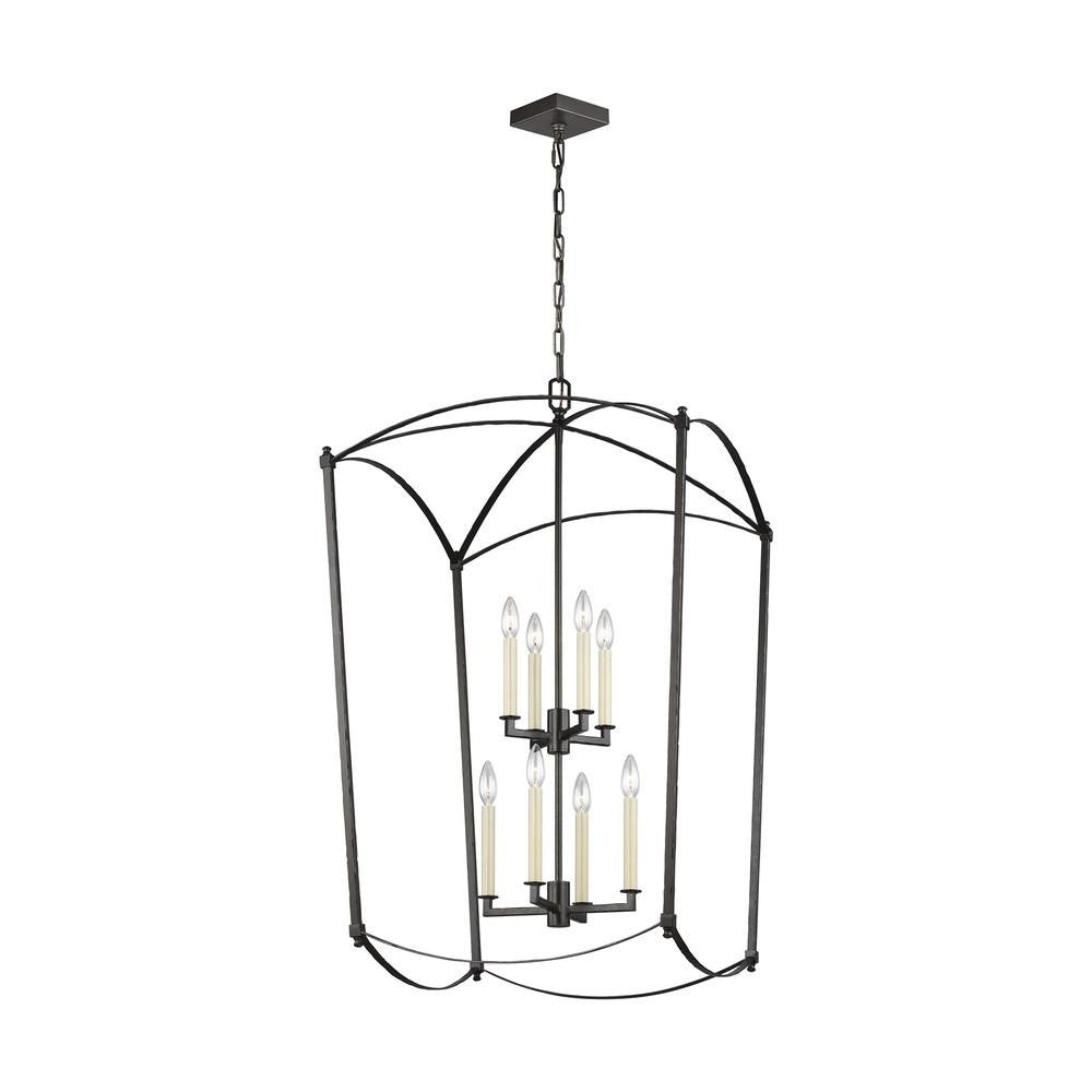 Visual Comfort Studio Thayer 8 Light Extra Large Lantern Smith Steel