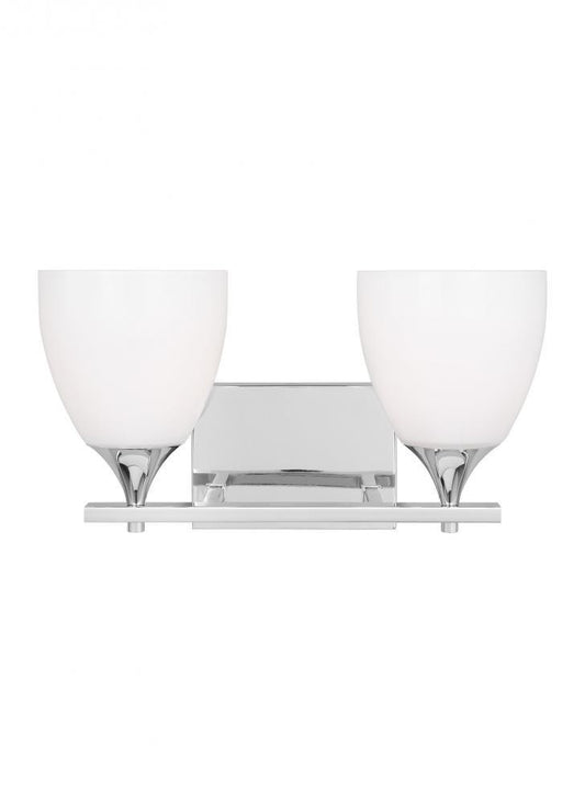 Visual Comfort Studio Toffino 2 Light Vanity Light Chrome