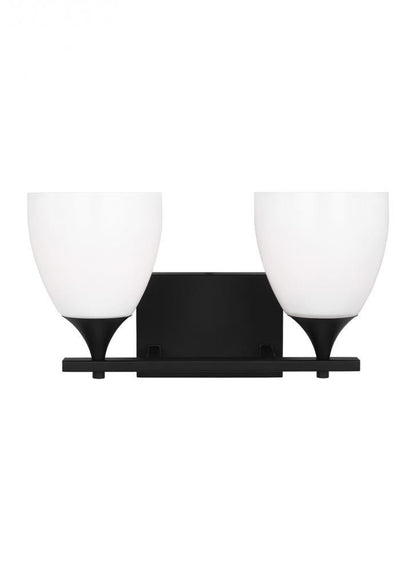 Visual Comfort Studio Toffino 2 Light Vanity Light Midnight Black