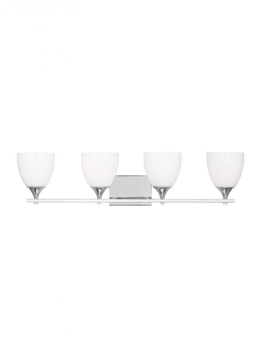 Visual Comfort Studio Toffino 4 Light Vanity Light Chrome