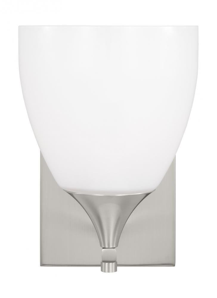 Visual Comfort Studio Toffino Small Wall Sconce Brushed Steel