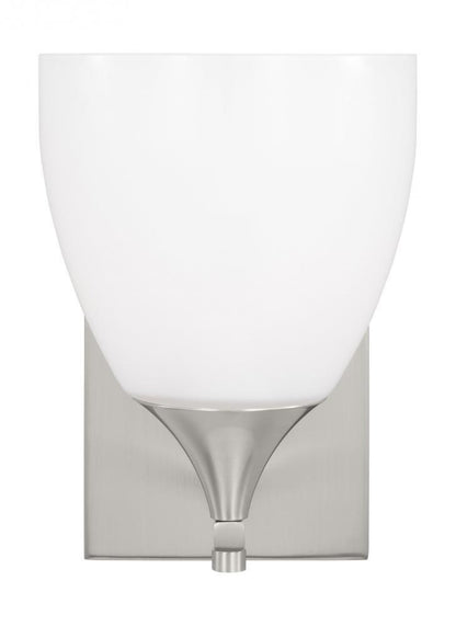 Visual Comfort Studio Toffino Small Wall Sconce Brushed Steel
