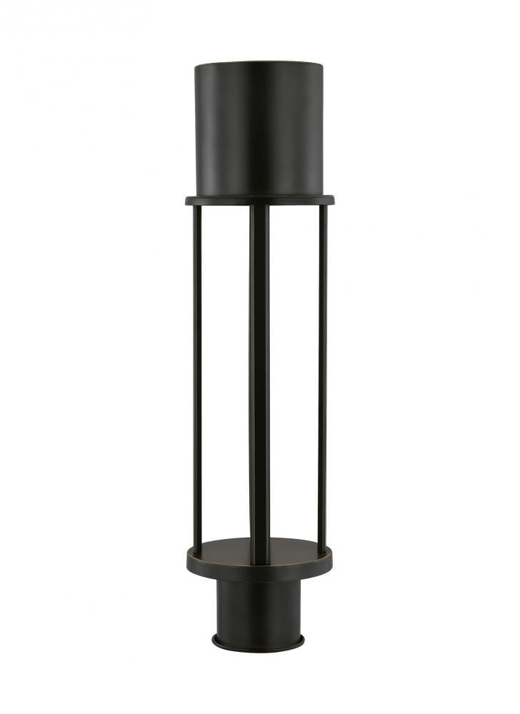 Visual Comfort Studio Union LED Outdoor Post Lantern Antique Bronze