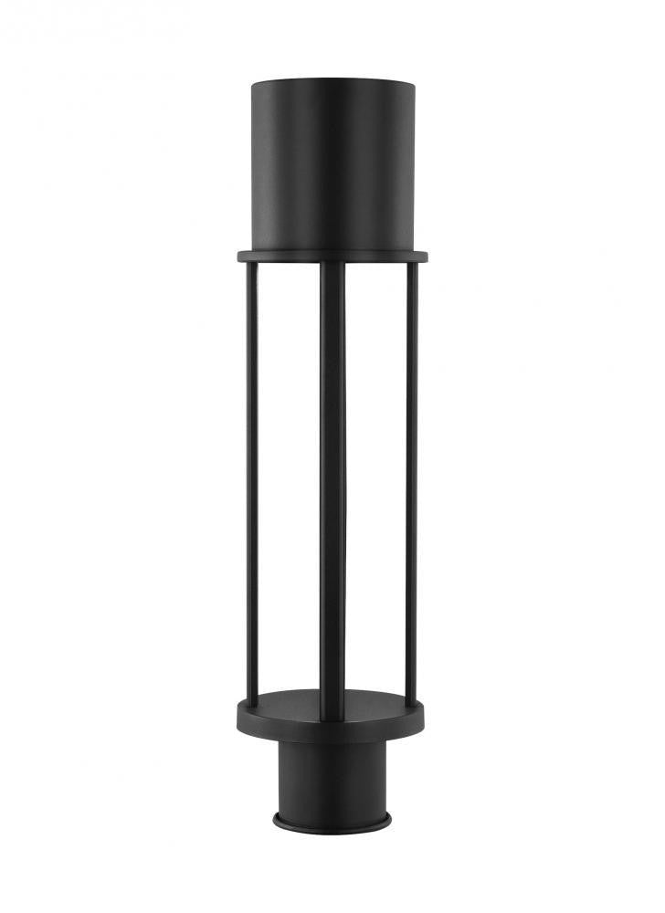 Visual Comfort Studio Union LED Outdoor Post Lantern Black