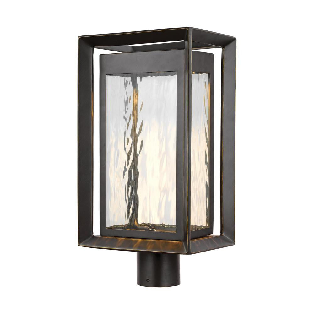 Visual Comfort Studio Urbandale Large LED Post Lantern Antique Bronze