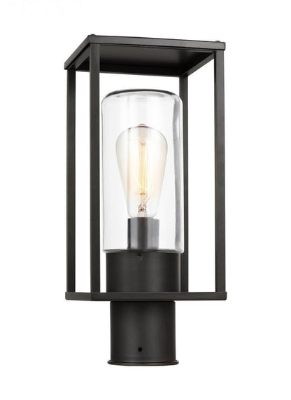 Vado Outdoor Post Lantern - Antique Bronze