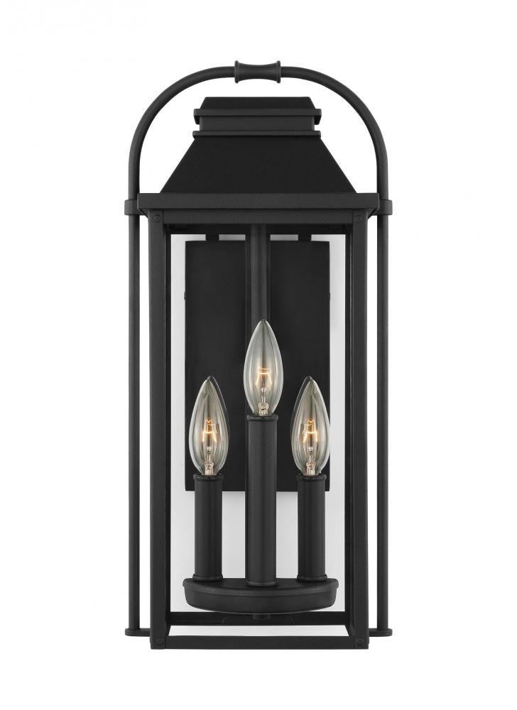 Visual Comfort Studio Wellsworth Small Lantern Textured Black