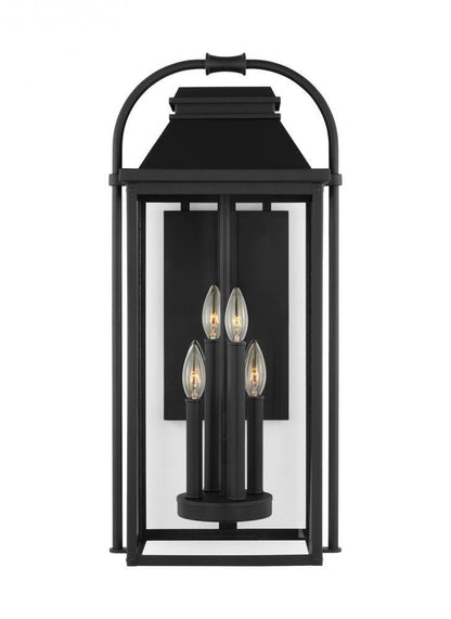 Visual Comfort Studio Wellsworth Large Lantern Textured Black
