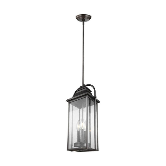 Visual Comfort Studio Wellsworth 3 Light Pendant Antique Bronze