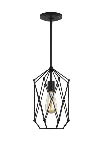 Visual Comfort Studio Zarra Small Lantern Midnight Black