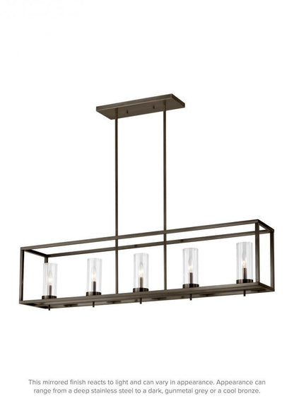 Visual Comfort Studio Zire 5 Light LED Island Pendant