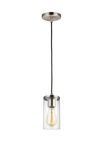 Visual Comfort Studio Zire Mini Pendant Brushed Nickel