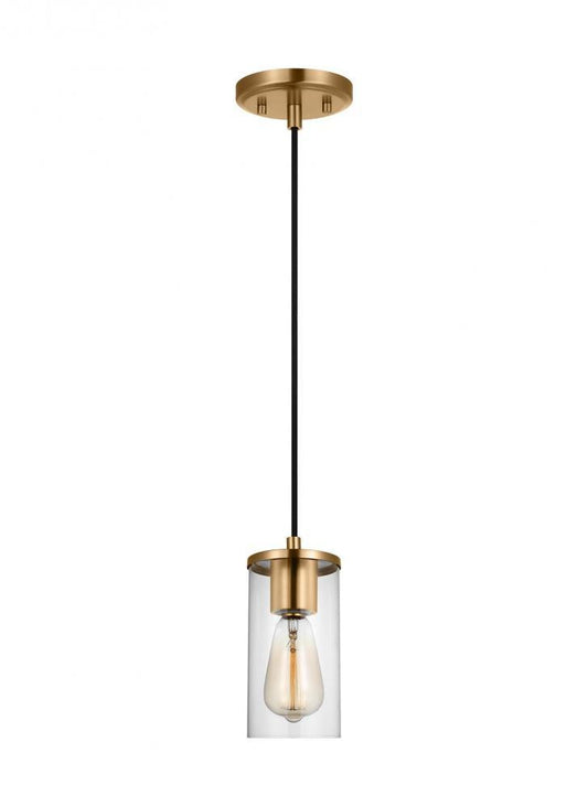 Visual Comfort Studio Zire Mini LED Pendant Satin Brass