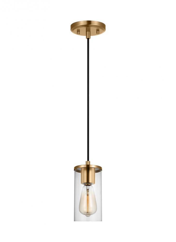 Visual Comfort Studio Zire Mini Pendant Satin Brass