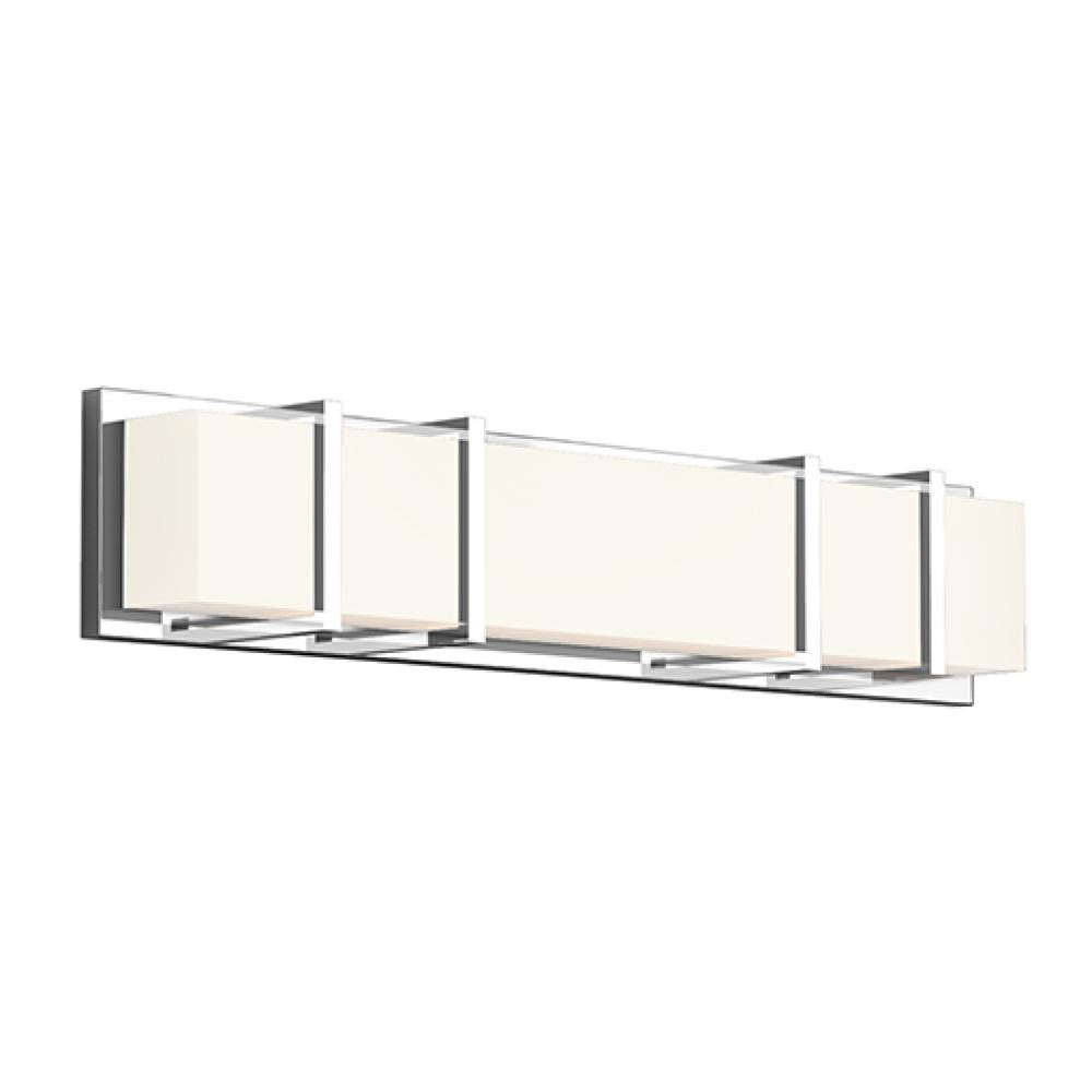 Kuzco Lighting Inc Alberni 26-in LED Vanity Light Chrome